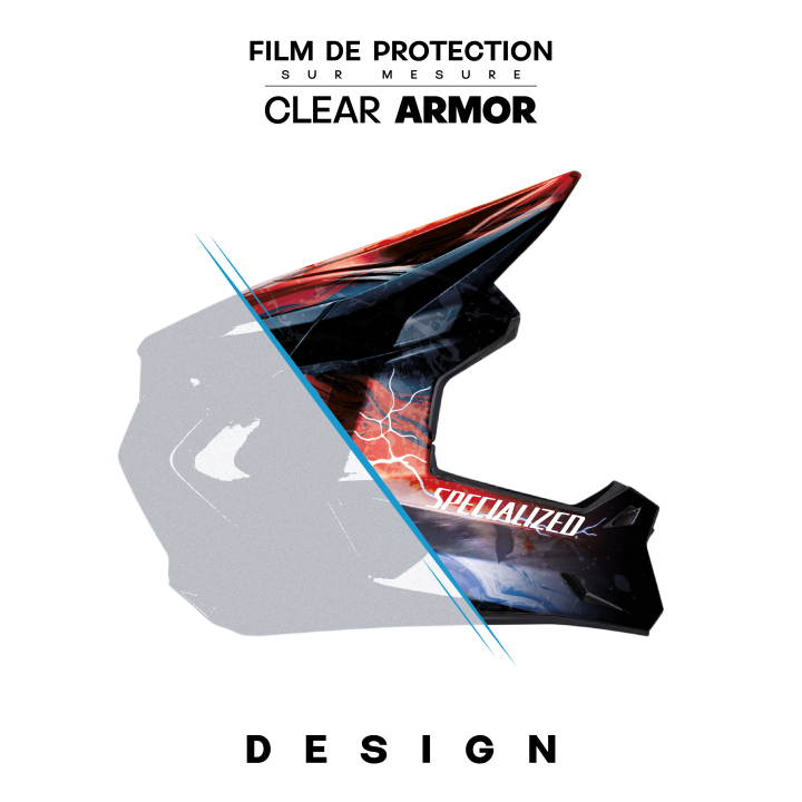 Kit déco pour casque VTT intégral