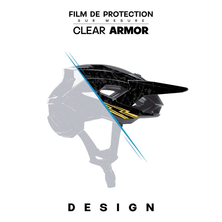 Kit déco pour casque VTT jet