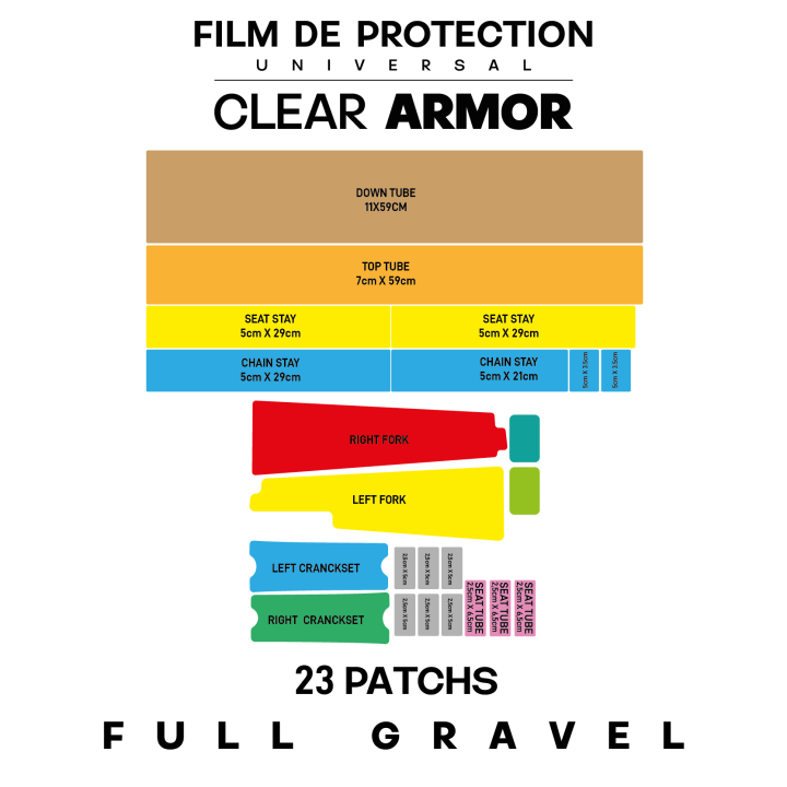 Kit protection cadre universel full GRAVEL